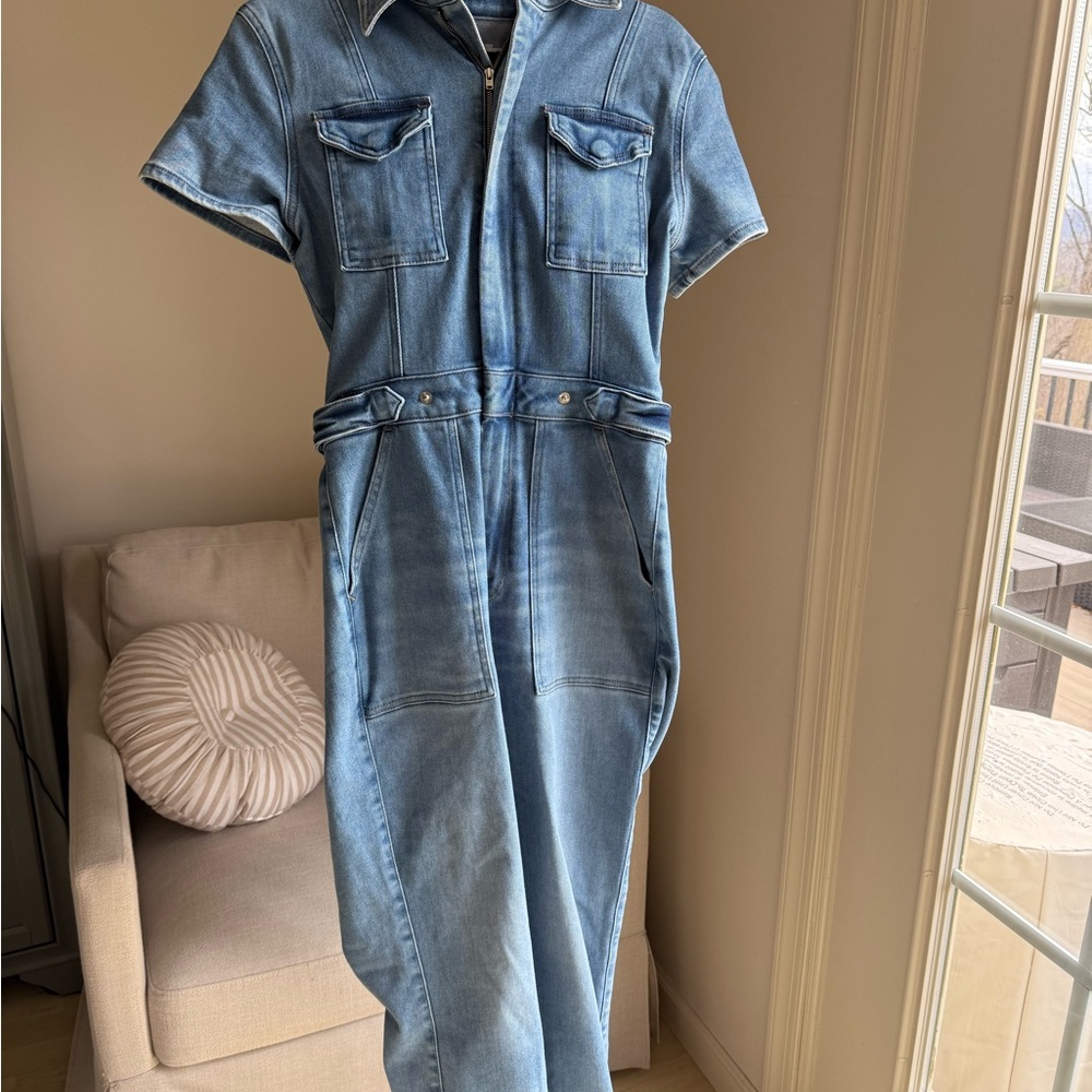 Good American Denim Jumpsuit Romper